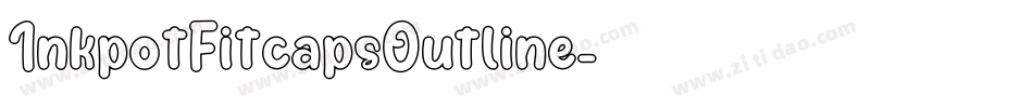 InkpotFitcapsOutline字体转换