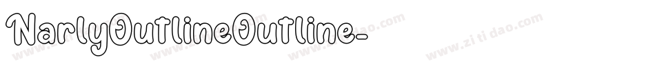 NarlyOutlineOutline字体转换