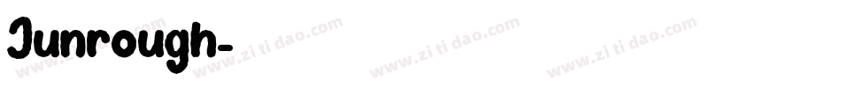 Junrough字体转换