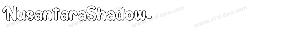 NusantaraShadow字体转换