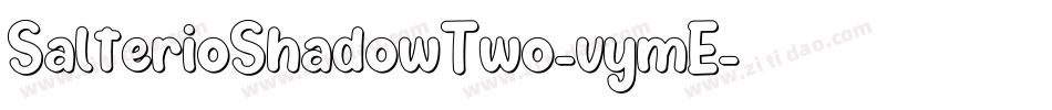 SalterioShadowTwo-vymE字体转换