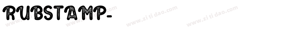 RUBSTAMP字体转换