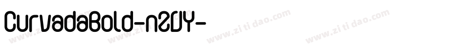 CurvadaBold-nZVY字体转换