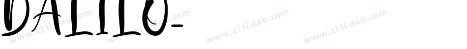 DALILO字体转换