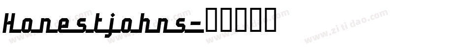 Honestjohns字体转换