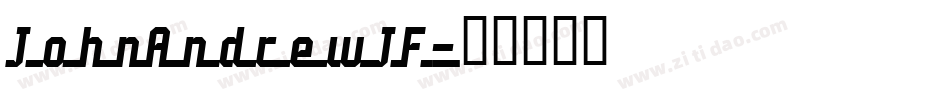 JohnAndrewJF字体转换