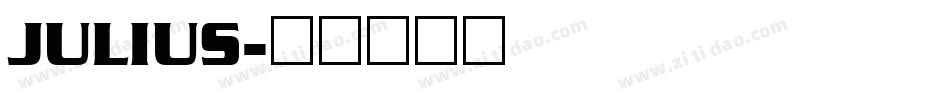 JULIUS字体转换