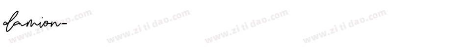 damion字体转换