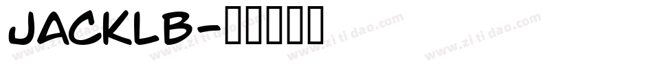 JACKLB字体转换