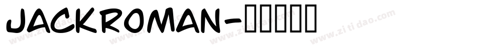 JackRoman字体转换