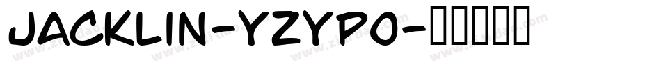 Jacklin-YzyPO字体转换