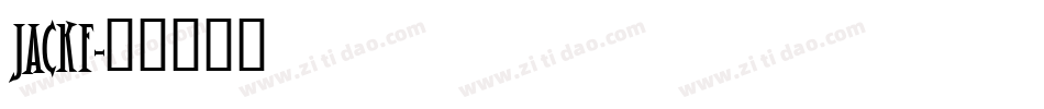 JACKF字体转换