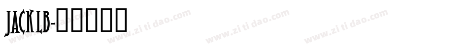 JACKLB字体转换
