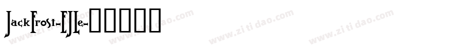 JackFrost-EJLe字体转换