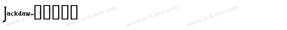Jackdaw字体转换
