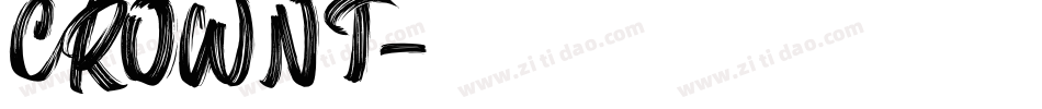 CROWNT字体转换