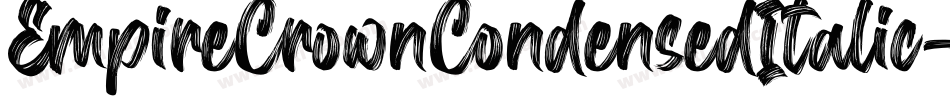 EmpireCrownCondensedItalic-loVd字体转换