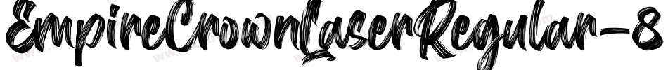 EmpireCrownLaserRegular-8nrg字体转换