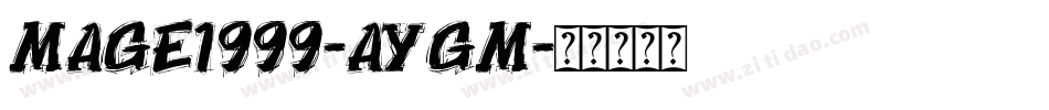 Mage1999-aYGm字体转换