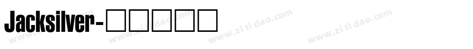 Jacksilver字体转换