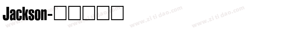 Jackson字体转换