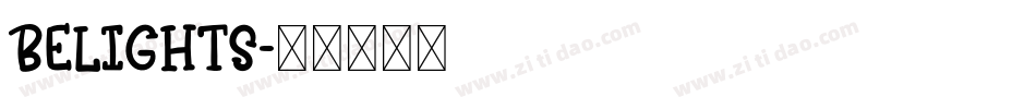Belights字体转换 Belights字体转换