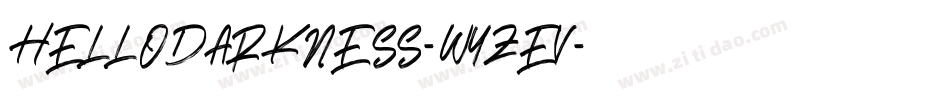 HelloDarkness-WyzeV字体转换