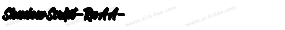 ShadowScript-RnAA字体转换