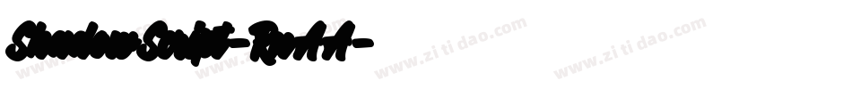 ShadowScript-RnAA字体转换