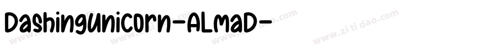 DashingUnicorn-ALmaD字体转换