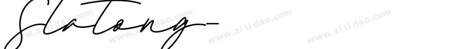 Slatong字体转换