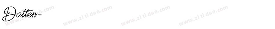 Datten字体转换