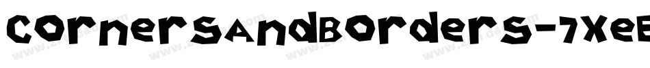 CornersAndBorders-7XeE字体转换