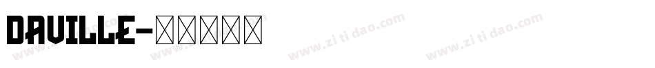 Daville字体转换