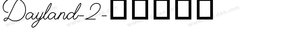 Dayland-2字体转换