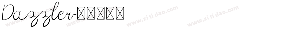 Dazzler字体转换