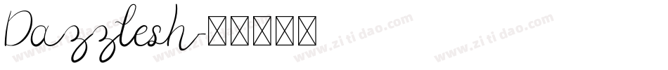 Dazzlesh字体转换