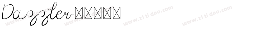 Dazzler字体转换