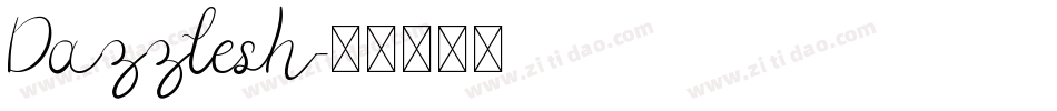 Dazzlesh字体转换