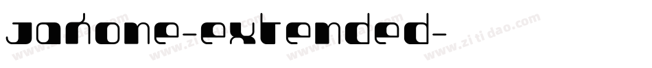 Jakone-Extended字体转换