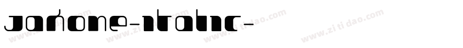 Jakone-Italic字体转换