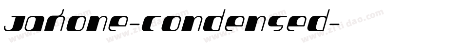 Jakone-Condensed字体转换