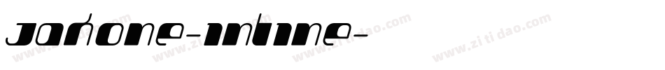 Jakone-Inline字体转换
