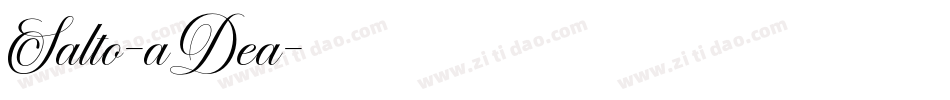 Salto-aDea字体转换