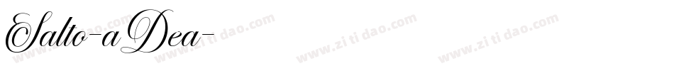 Salto-aDea字体转换