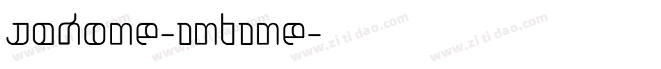 Jakone-Inline字体转换