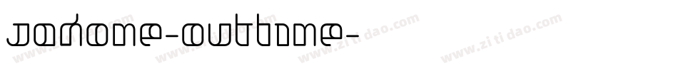 Jakone-Outline字体转换