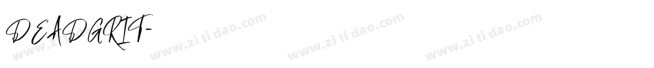 DEADGRIT字体转换