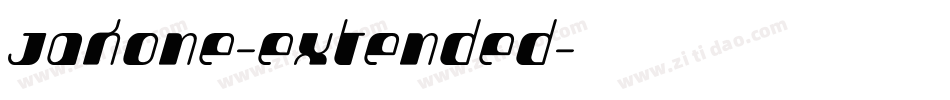 Jakone-Extended字体转换
