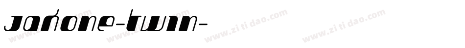 Jakone-Twin字体转换